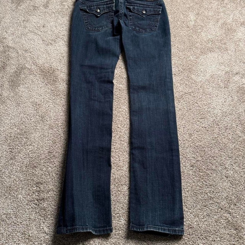 TRUE RELIGION "DISCO JULIE" SLIM CUT LOW RISE DENIM